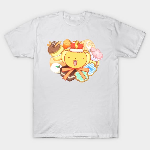 Cardcaptor Sakura Sweets with Cerberus/Keroberos T-Shirt by hitoridraws